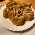 油揚げを煮て作る、自家製おいなりさん。