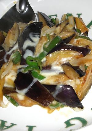 ナスのバター炒め♪とろ～りチーズのせ♪-レシピのメイン写真