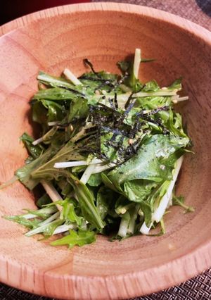 水菜のチョレギサラダ-レシピのメイン写真