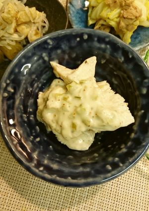 鶏のワサビ漬和え-レシピのメイン写真