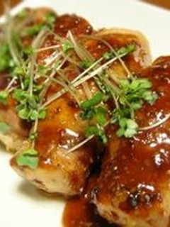 豚巻き豆腐の粒マスタード醤油ステーキ-レシピのメイン写真