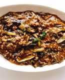 グルメのたれで麻婆茄子　コストコ　ヨシダ