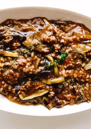 グルメのたれで麻婆茄子　コストコ　ヨシダ-レシピのメイン写真