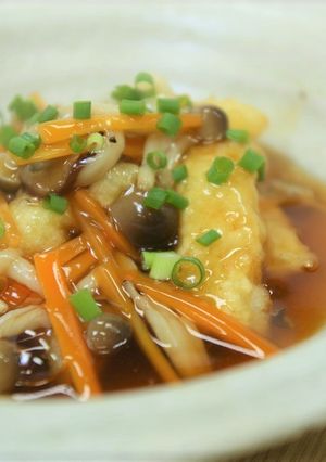 白身魚のあんかけ(あんかけつゆの黄金比）-レシピのメイン写真