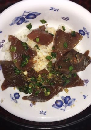 カツオの漬け丼-レシピのメイン写真