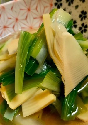 うるいとタケノコの出汁浸し-レシピのメイン写真