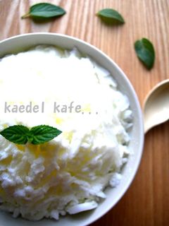 *ミルク*ミルク*真っ白かき氷*-レシピのメイン写真