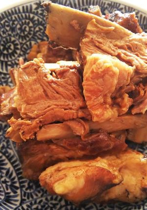 圧力鍋でホロホロスペアリブの梅酒煮-レシピのメイン写真