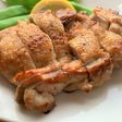 厚板鉄板でジューシー!鶏の塩にんにく焼き