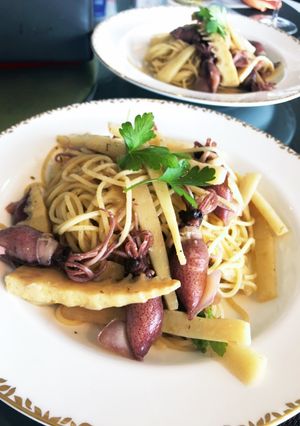 ホタルイカと竹の子のパスタ-レシピのメイン写真