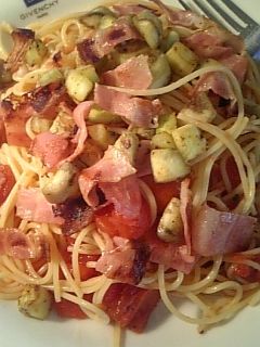 茄子とベーコンの冷製パスタ-レシピのメイン写真