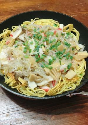 たけのこご飯の素で？！あんかけ焼きそば-レシピのメイン写真