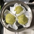 抗糖化おやつ:おから入米粉の抹茶蒸しパン
