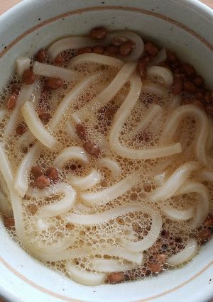 納豆うどん-レシピのメイン写真