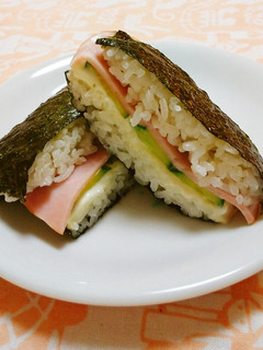 【バランス】ごはんdeサンドおにぎり-レシピのメイン写真