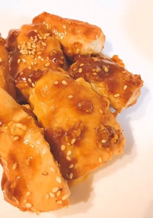 ササミの麺つゆ焼き-レシピのメイン写真