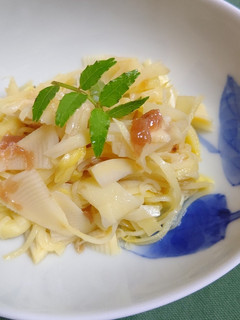 たけのこ姫皮の梅肉あえ-レシピのメイン写真