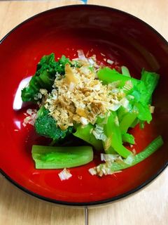 わさび菜のおひたし-レシピのメイン写真