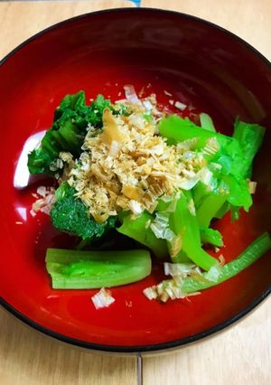 わさび菜のおひたし-レシピのメイン写真