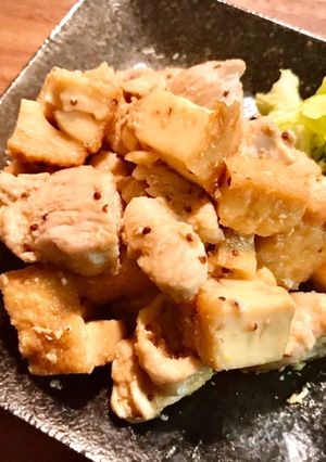 絹揚げとチキンのハニーマスタード蒸し焼-レシピのメイン写真