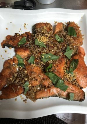 サーモンのヘルシーパン粉焼き-レシピのメイン写真