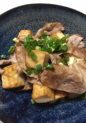 豚肉と厚揚のレモン炒め-レシピのメイン写真