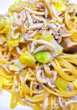 キャベツとしらすの和風パスタ-レシピのメイン写真