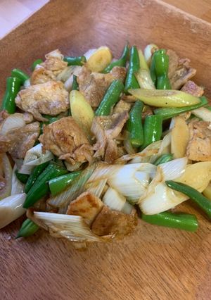 豚肉とインゲン炒め-レシピのメイン写真