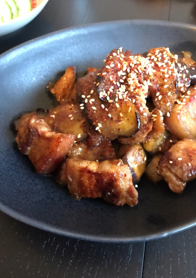 豚肉とナスの旨炒め-レシピのメイン写真