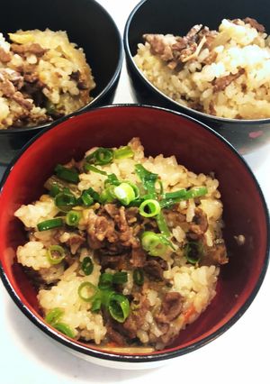 牛肉の炊き込みご飯-レシピのメイン写真