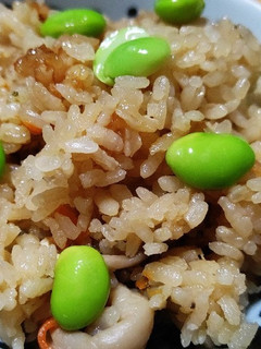 きのこと塩昆布の炊き込みごはん-レシピのメイン写真