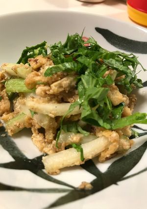 セロリとあげの酢味噌和え-レシピのメイン写真