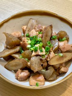 簡単絶品♡鶏ごぼうこんにゃく~ヘルシー~-レシピのメイン写真