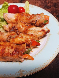 (1人245円)人参といんげんの肉巻き-レシピのメイン写真