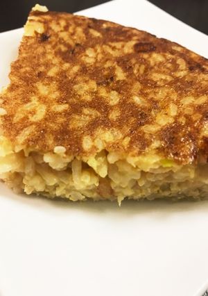子供大好き チーズ玉ねぎのライスオムレツ-レシピのメイン写真