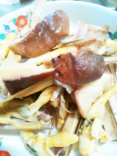マテ貝と椎茸のバター炒め-レシピのメイン写真