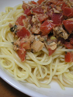 さっぱり☆トマトの冷製パスタ♪-レシピのメイン写真