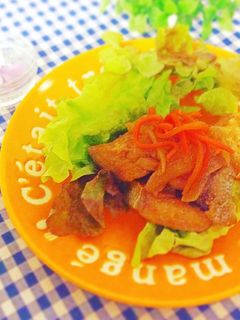 ぽん酢で簡単☆ぶりの南蛮漬け♬-レシピのメイン写真