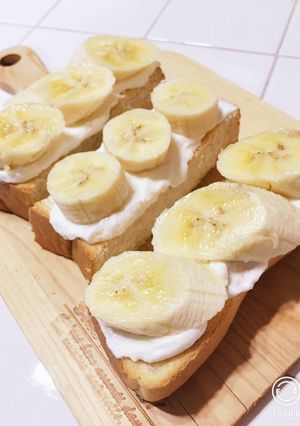 かんたんバナナヨーグルトトースト-レシピのメイン写真
