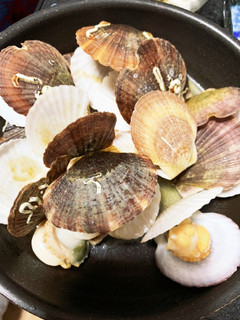 ホタテ稚貝の酒蒸しとバター蒸し-レシピのメイン写真