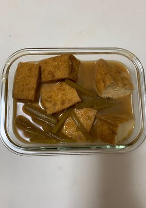 厚揚げとふきの煮物-レシピのメイン写真