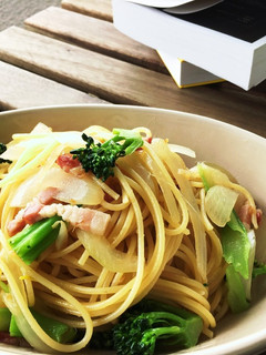 ブロッコリとベーコンのお手軽和風パスタ-レシピのメイン写真