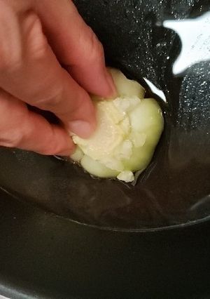 裏技？スポンジきれい♪調理器具の予洗い♪-レシピのメイン写真