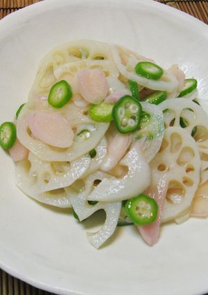 夏野菜と岩下の新生姜シャキシャキ和え-レシピのメイン写真