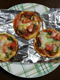 餃子の皮のミートソースピザ-レシピのメイン写真