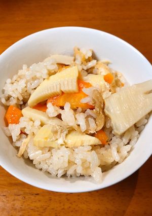 だしパックで作る簡単たけのこご飯-レシピのメイン写真