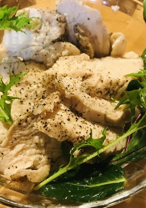 冷凍鶏もも肉●ゆで鶏のサラダ-レシピのメイン写真