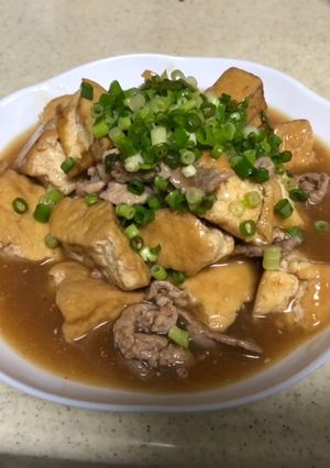 厚揚げと豚肉のあんかけ-レシピのメイン写真