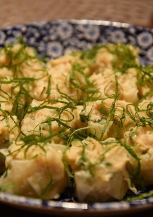 フライパンで♪鶏肉と大葉のさっぱり焼売-レシピのメイン写真