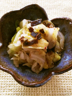 【子どもと作ろう】新キャベツとおかか昆布-レシピのメイン写真
